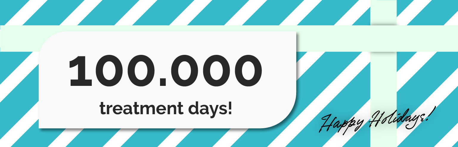 100.000 treatment days!